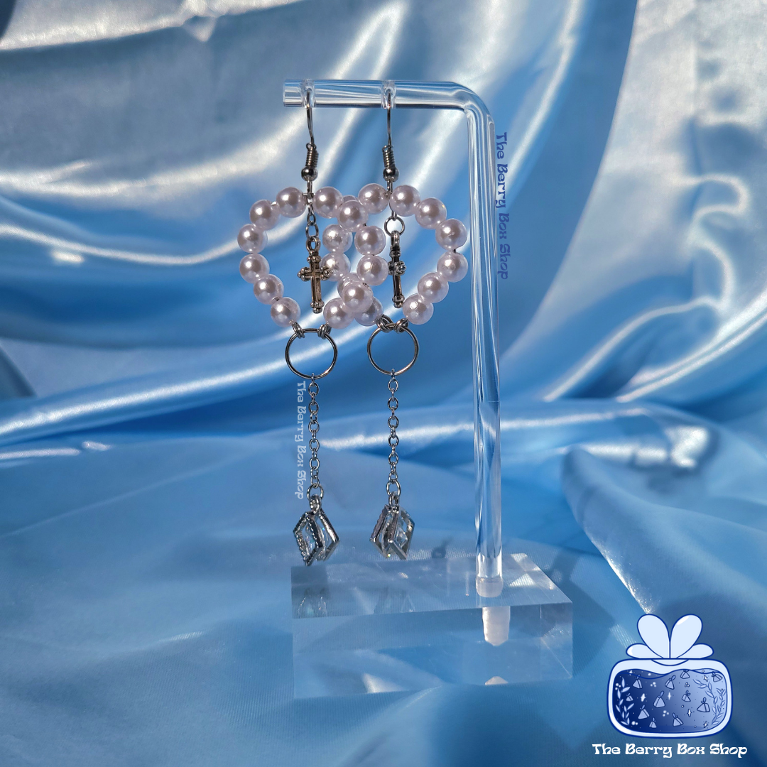 Crystal Pearl Earrings